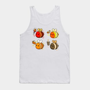 Full Set of Fall Treats Bees Tank Top